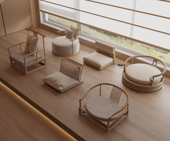 Japanese Style Lounge Chair-ID:930959943