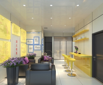 Modern Office Reception Desk-ID:750947001