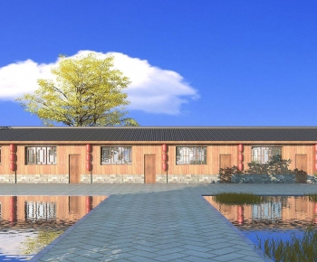 Chinese Style Appearance Of Commercial Building-ID:110317959