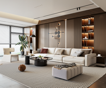 Modern A Living Room-ID:722697977