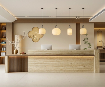 New Chinese Style Lobby Hall-ID:168643008