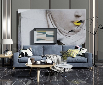 Modern Three-seat Sofa-ID:823369031