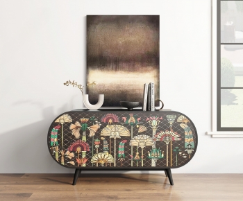 French Style Entrance Cabinet-ID:720334055