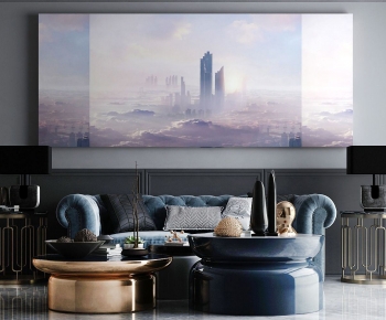 European Style Multi Person Sofa-ID:701030972