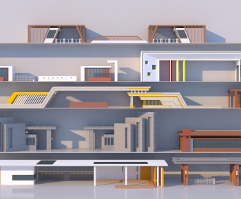 Modern Facade Element-ID:315733916