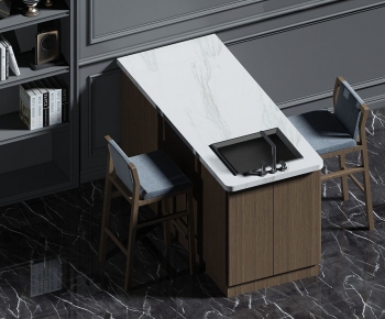 Modern Counter Bar-ID:445940973
