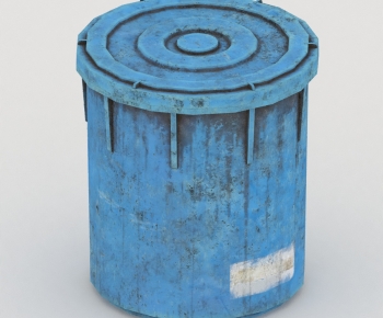 Modern Trash Can-ID:734456068