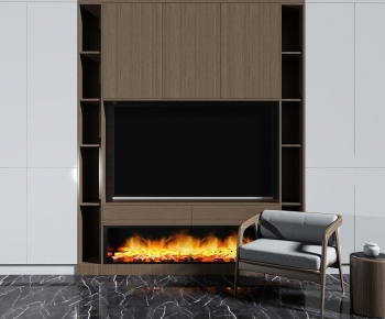 Modern Electronic Fireplace-ID:677423951