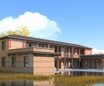 New Chinese Style Appearance Of Commercial Building-ID:190354111