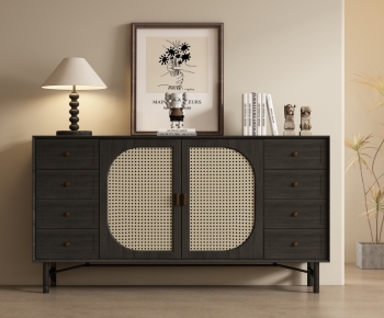 French Style Side Cabinet-ID:581574928