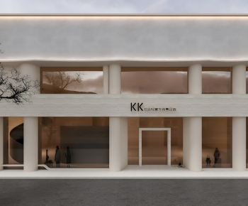Modern Facade Element-ID:370687967