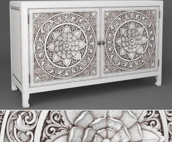 Chinese Style Side Cabinet-ID:640959027
