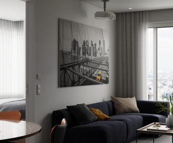 Modern A Living Room-ID:873292928