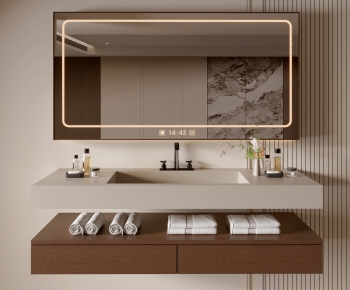 Modern Bathroom Cabinet-ID:670459035