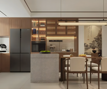 New Chinese Style Dining Room-ID:127998111