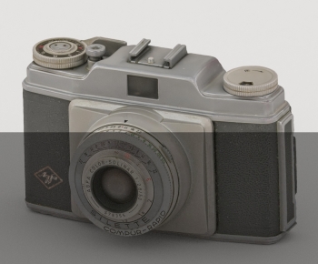 Modern Retro Style Digital Camera-ID:113580264