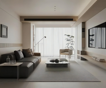 Modern A Living Room-ID:442991976