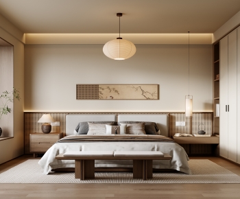 New Chinese Style Bedroom-ID:844347001