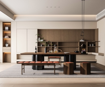 New Chinese Style Tea House-ID:645992043