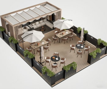Modern Outdoor Tables And Chairs-ID:742846972