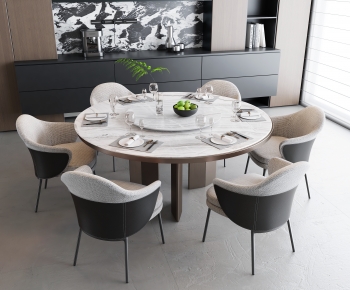 Modern Dining Table And Chairs-ID:113749574