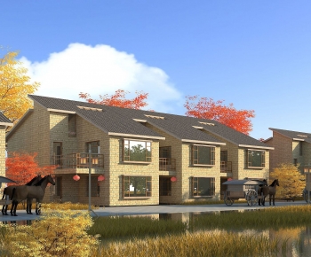 Chinese Style Appearance Of Commercial Building-ID:759207964