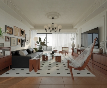 French Style A Living Room-ID:634387975