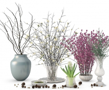 Modern Potted Green Plant-ID:927357914