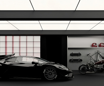 Modern Exhibition Hall-ID:423369882