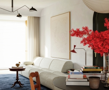 Modern A Living Room-ID:494355928
