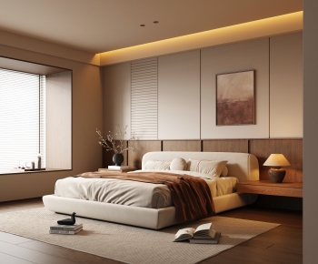 Wabi-sabi Style Bedroom-ID:571420221