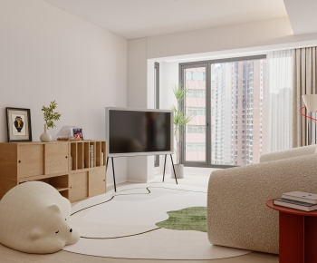 Modern A Living Room-ID:706124075