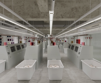 Modern Factory Floor/warehouse-ID:663349614