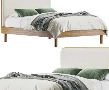 Modern Double Bed-ID:695404054