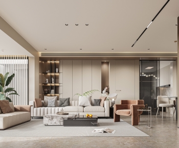 Modern A Living Room-ID:262348896