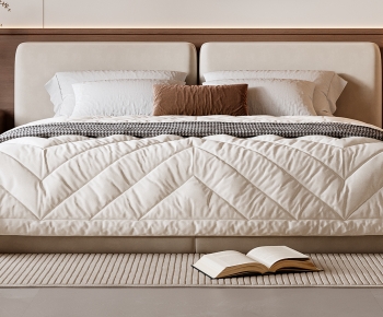 Modern Double Bed-ID:319797996