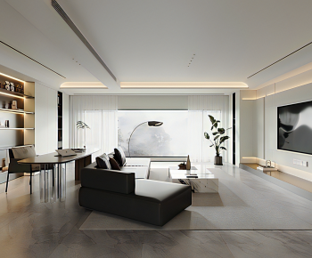 Modern A Living Room-ID:648235082