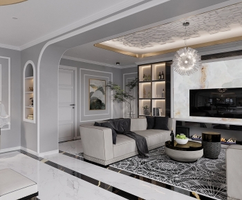 Modern A Living Room-ID:295656928