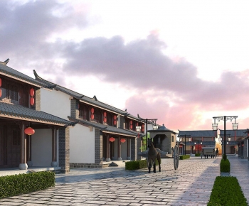 Chinese Style Commercial Street-ID:143239565