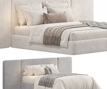 Modern Double Bed-ID:440085896