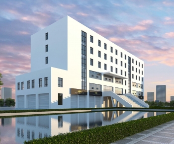 Modern Appearance Of Commercial Building-ID:234556912