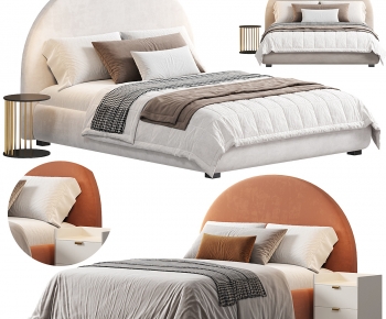 Modern Double Bed-ID:182466032