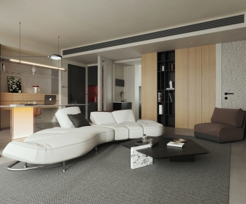 Modern A Living Room-ID:726542958