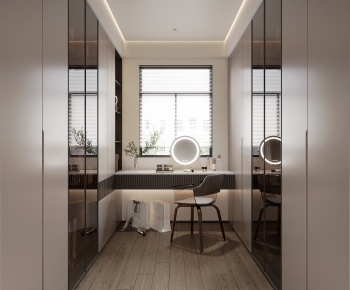 Modern Clothes Storage Area-ID:701989893