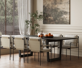 Modern Dining Table And Chairs-ID:429147012