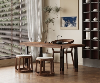 New Chinese Style Dining Room-ID:741796028