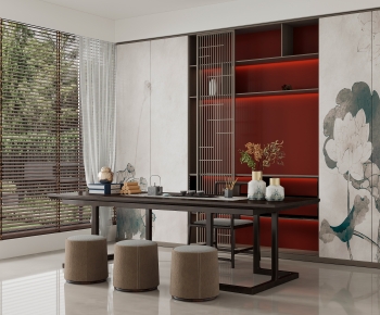 New Chinese Style Tea House-ID:163149121