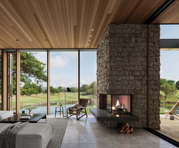 Modern A Living Room-ID:933413032