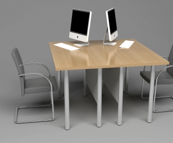 Modern Office Desk And Chair-ID:232809074