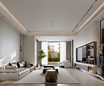 Modern A Living Room-ID:887031087